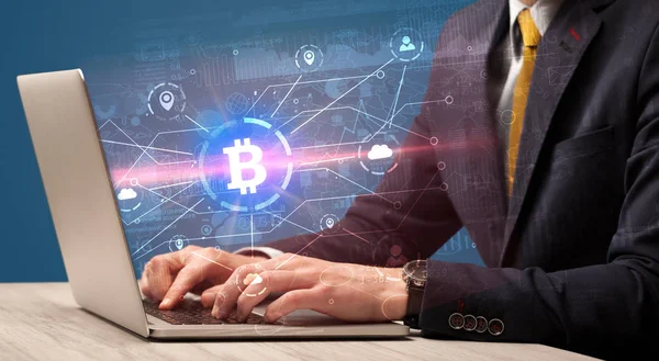 Küresel bitcoin Döviz Kuru kavram kontrol el