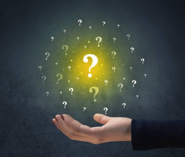 El tutma soru işaretleri