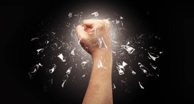 El yoğun vurur ve gözlük tatili