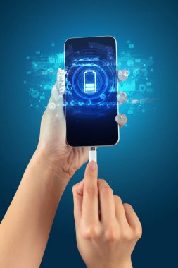 El raporları kavramı ile telefon şarj