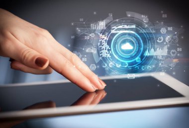 El tutma tablet bulut sistem kavramı ile