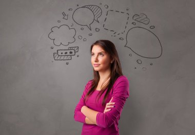 Doodle sohbet konsepti ile öğrenci