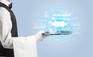 Garson servis bulut teknoloji kavramı