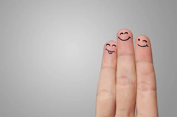 Smile fingers together — Stock Photo, Image