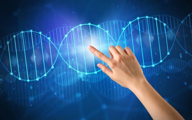 DNA molekülünün dokunmadan el