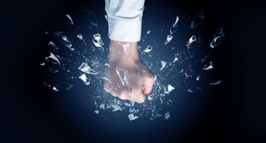 El yoğun vurur ve gözlük tatili