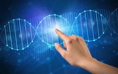 DNA molekülünün dokunmadan el