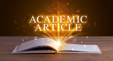 Açık bir kitaptan çıkan eğitici yazıtlar