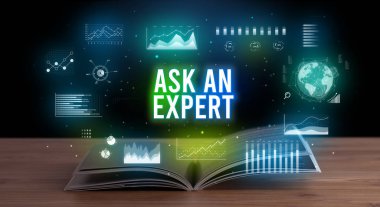 Açık bir kitaptan çıkan iş yazıları