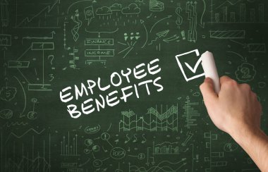 El çizimi yeni iş konsepti