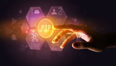 Dijital düğmeye elle bas