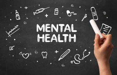 El çizimi tıbbi konsept