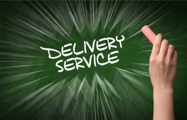 El çizimi çevrimiçi alışveriş kavramı