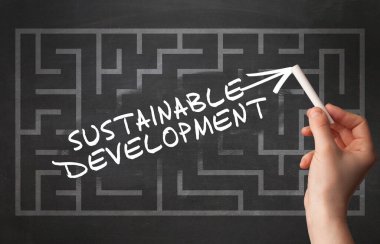 El çizimi yeni iş konsepti