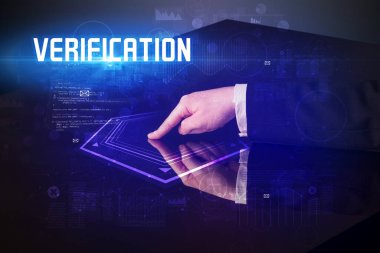 Dijital tabloya elle dokun