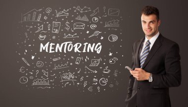 Eğitimsel yazıtlarla düşünen iş adamı