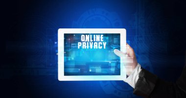 Tablet tutan kişi, güvenlik kavramı