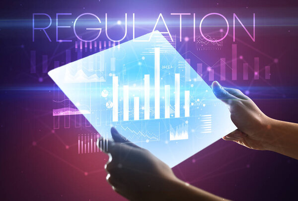 Рукопожатие футуристическое, бизнес-концепция