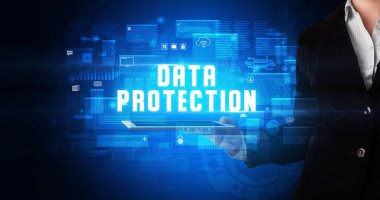 Tablet tutan kişi, güvenlik kavramı