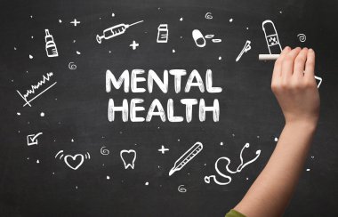 El çizimi tıbbi konsept