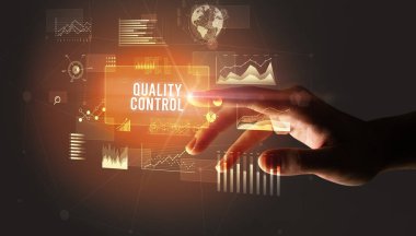 Dijital tuşa basma, modern teknoloji kavramı