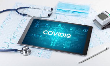 Tablet bilgisayar ve doktor araçları