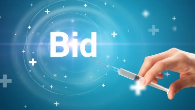 Virüs aşısıyla şırınga iğnesi