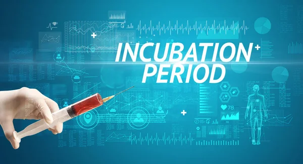 Syringe needle with virus vaccine