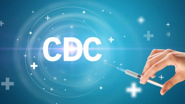 Virüs aşısıyla şırınga iğnesi