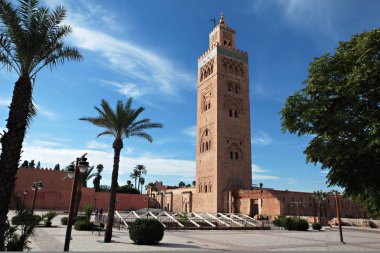 Marakeş, Fas 'taki Koutoubia Camii..