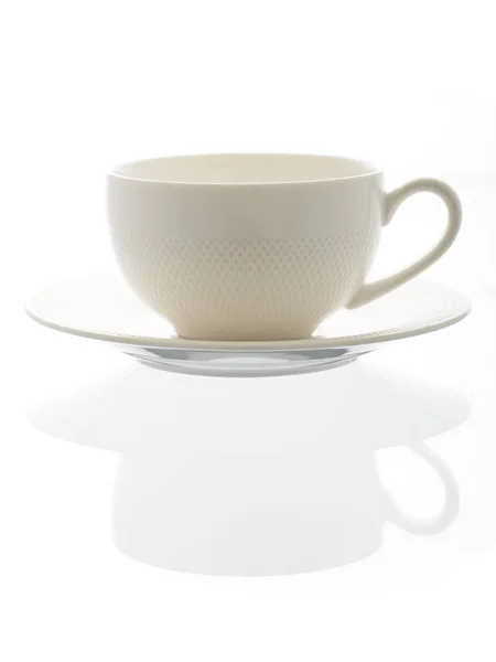 하얀 배경으로 분리 된 커피 잔 — 스톡 사진