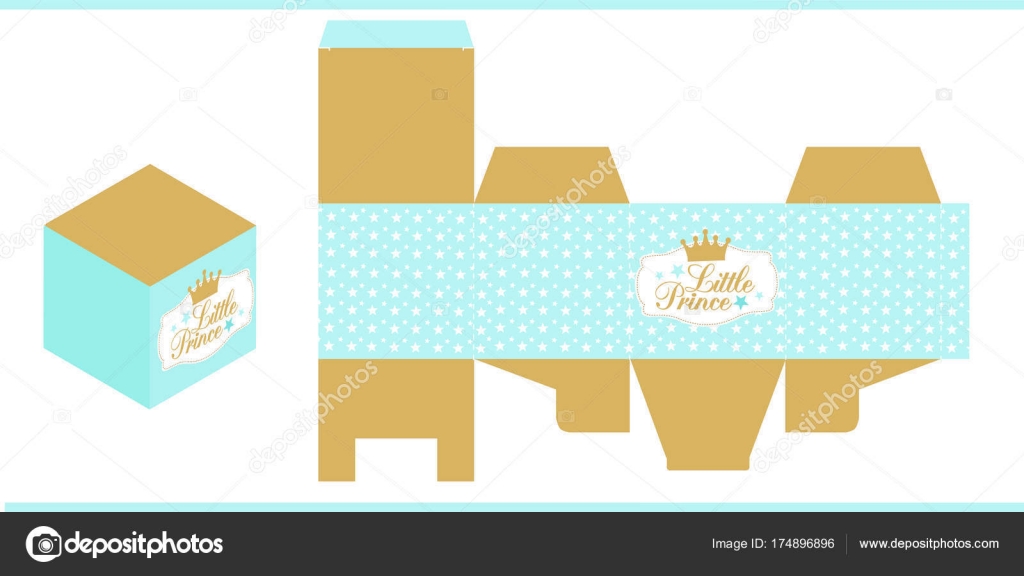 Emballage carton, Emballage Cadeau, Cube Little Prince