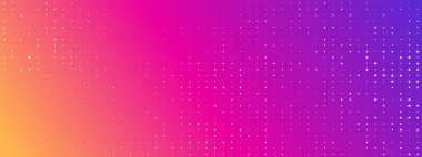 Parlak çok renkli değişken arkaplan. Küçük vektör yıldızlar. Yarı şenlikli yaz indirimi afişi, dekorasyon doğum günü partisi posteri, sosyal medya çerçevesi. Soyut pürüzsüz bulanık eğimli gökkuşağı renkleri