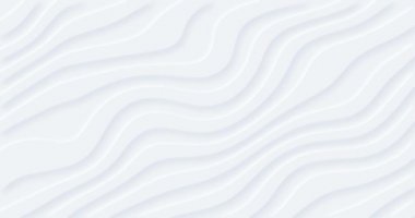 4k soyut beyaz dalgalı hareketli arka plan. Açık ve temiz döngülü iş BG 'si. Modayı takip eden boş gri pankart. Çapraz çizgileri rastgele hareket ettir. Optik illüzyon sanatı. Sunum çerçevesi şablonu