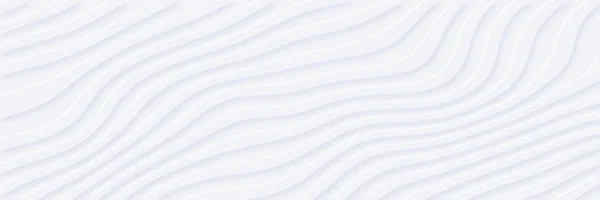 Bianco Argento Morbido Ondulato Sfondo Universale Presentazione Aziendale Modello Elegante — Foto Stock