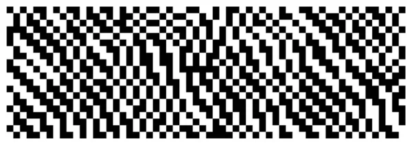 Abstraktní Pixelové Pozadí Náhodnými Tvary Mřížka Malých Bílých Černých Čtverečků — Stockový vektor