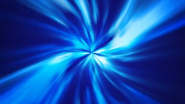 Mavi soyut spiral arka plan. Yumuşak girdap eğrisi merkezde dönüyor, eğri ışık çizgileri yuvarlak hareket ediyor. Yeşil turkuaz deniz dalgası rengi. Vertigo hipnoz modeli. 3D sanrı gördüren çizgiler BG