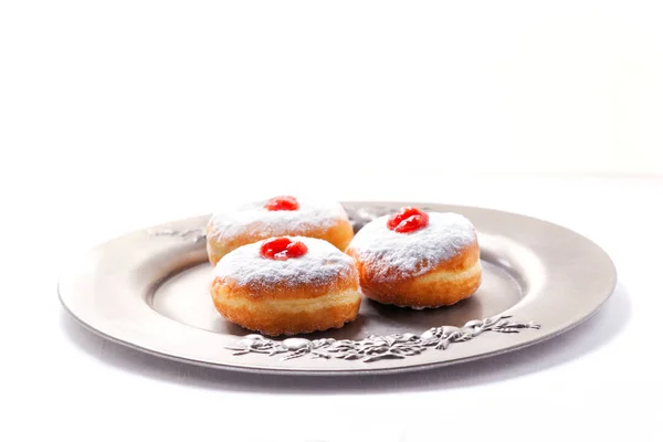 Hannuka Símbolos Donuts —  Fotos de Stock