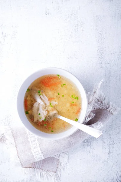 Sup ayam segar — Stok Foto