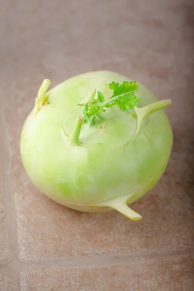 Fresh cabbage of kohlrabi — Stock Photo, Image