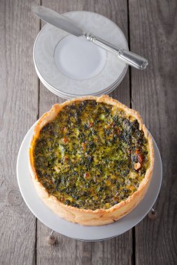 Mini ıspanaklı kiş