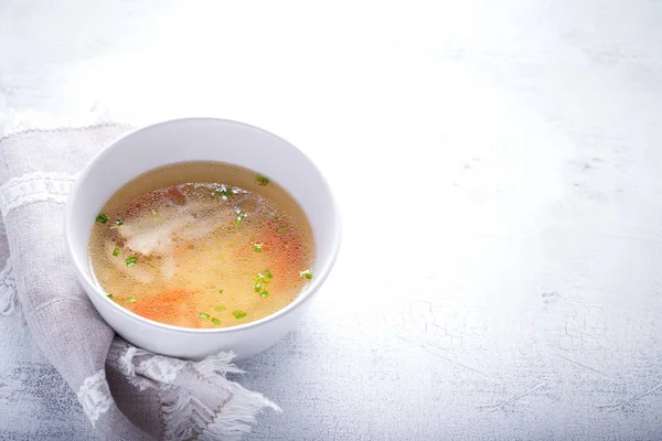 Sopa de frango fresco — Fotografia de Stock