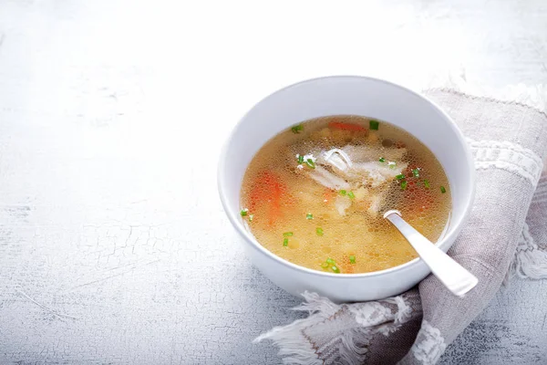 Sup ayam segar — Stok Foto