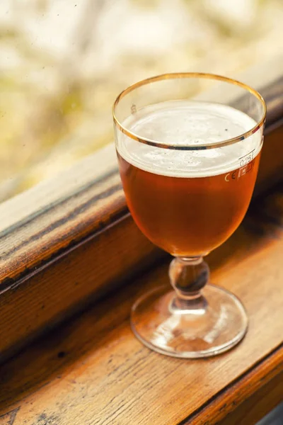 Hösten bärnstensfärgad ale — Stockfoto