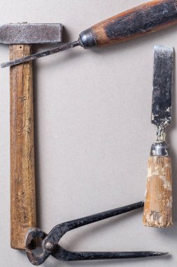 Grunge inşaat araçları