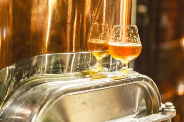 Amber ale bakır lauter tun