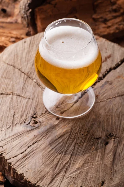 Cerveja leve no coto — Fotografia de Stock
