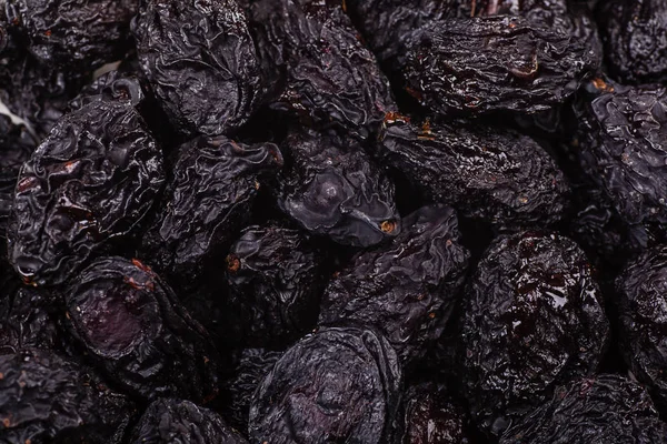 Pile of dried prunes