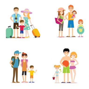 düz insanlar tatil, aile yaz tatili 