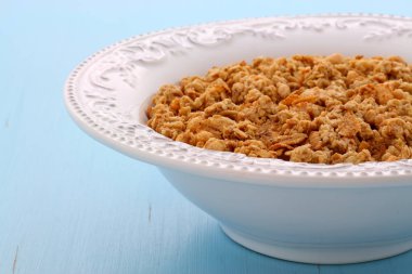 Lezzetli organik tıknaz granola tahıl 